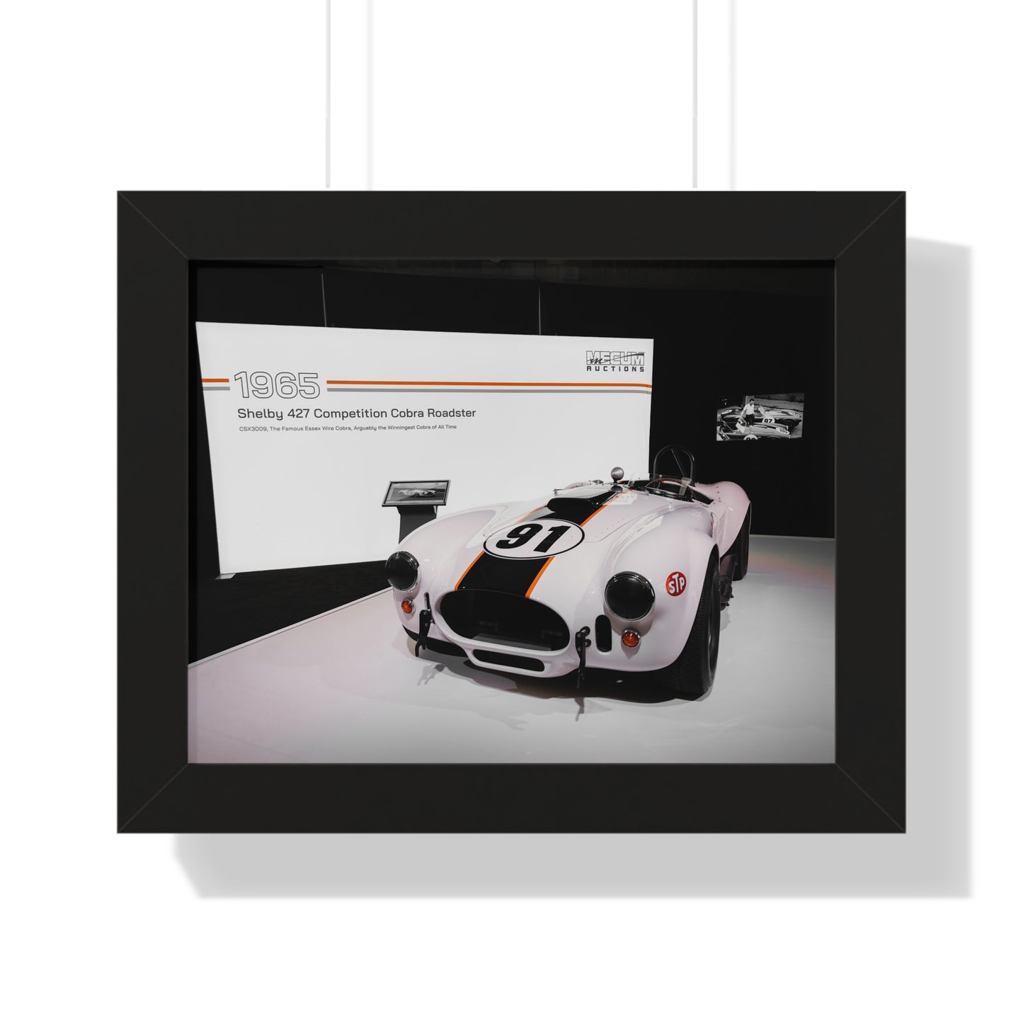 1965 Shelby 427 Competition Cobra Roadster Photography Print - Mecum Auto Auction Showcase