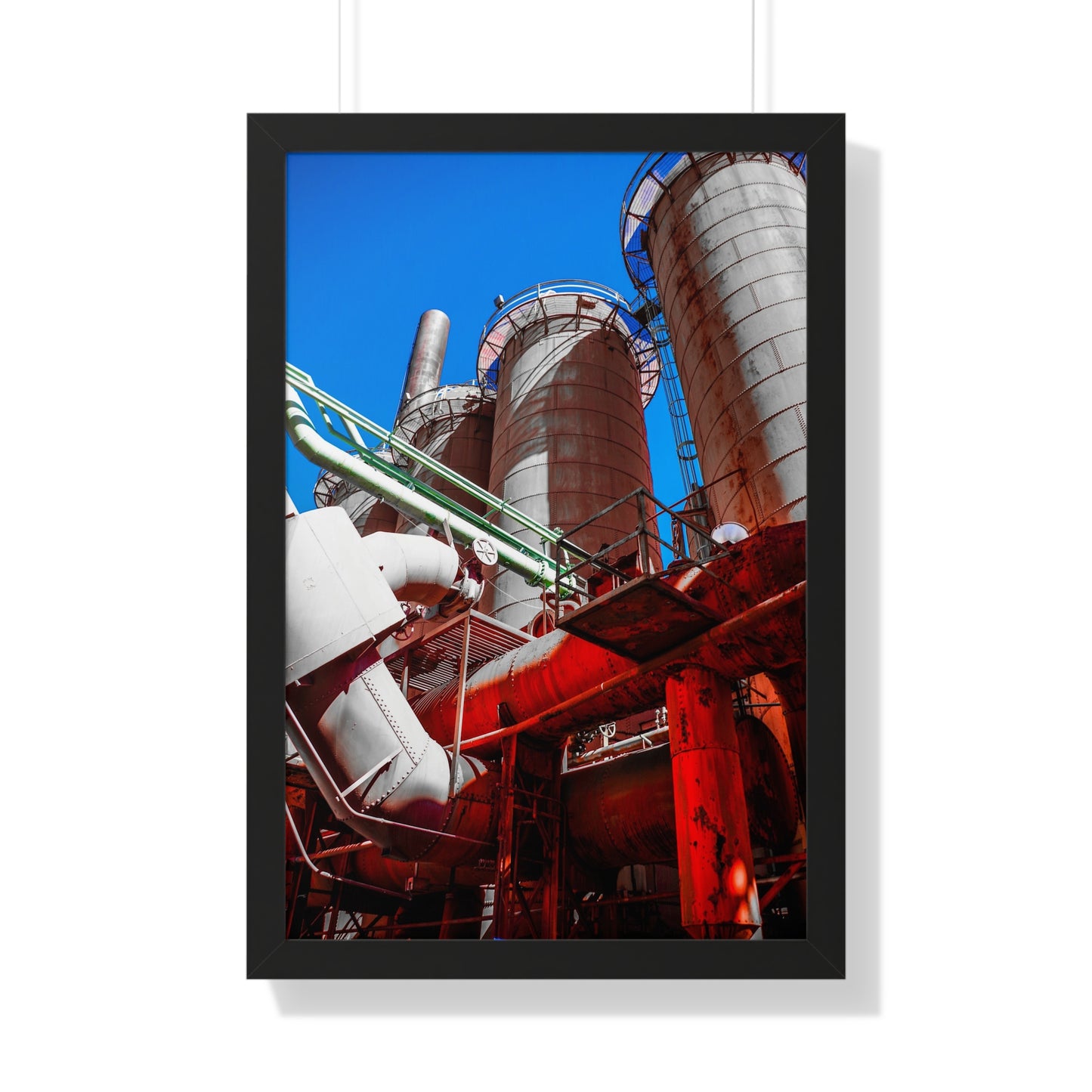 Sloss Furnaces: Industrial Majesty - Framed Print