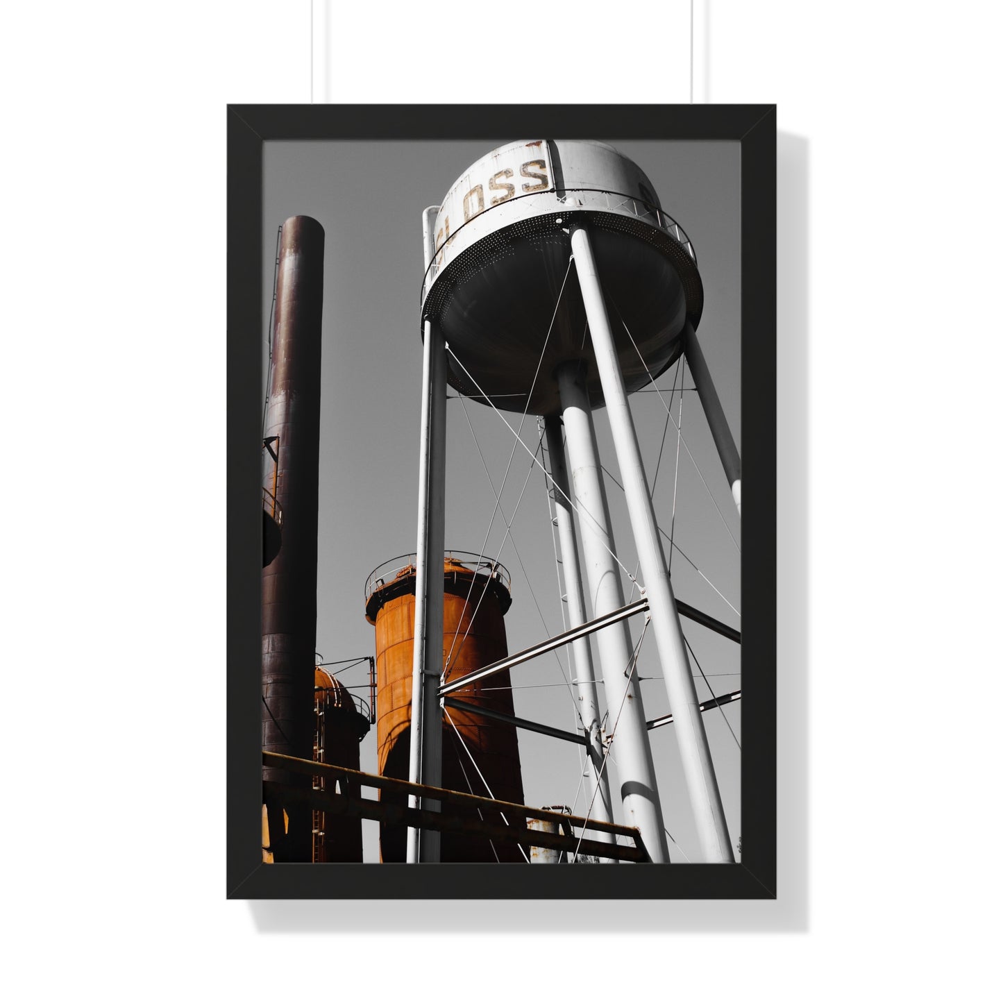 Sloss Furnaces: A Testament to Industry - Framed Print
