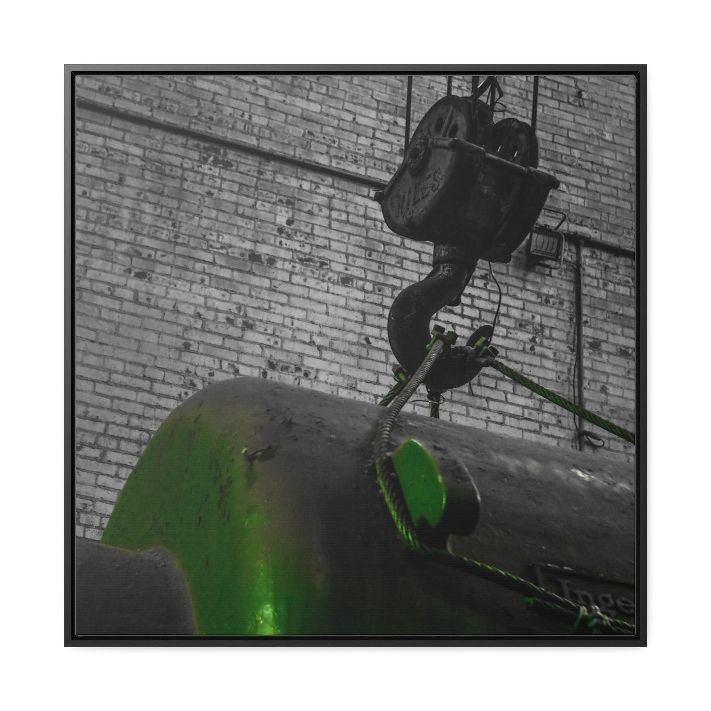 Sloss Furnaces: Echoes of the Past - Abandoned Room - Framed  Photography Print