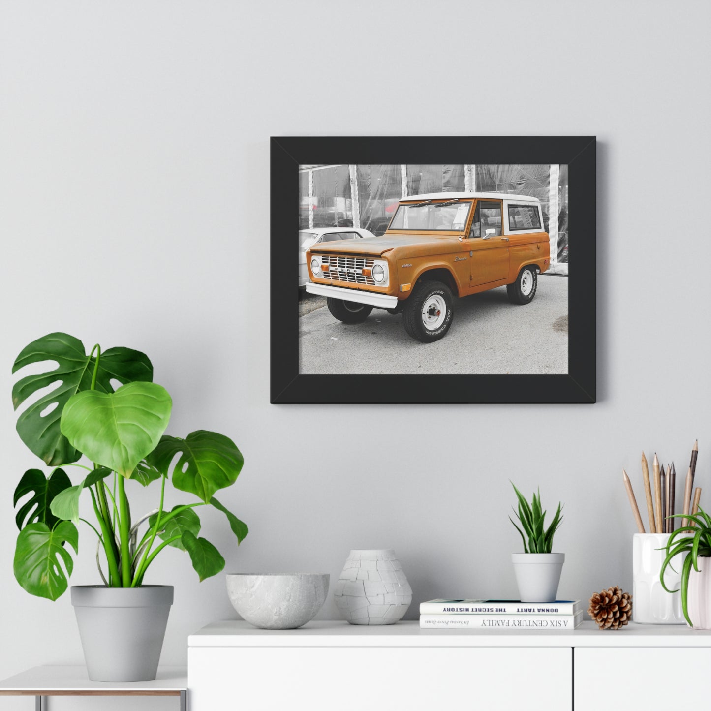 Classic Ford Bronco Photography Print - Mecum Auto Auction Showcase