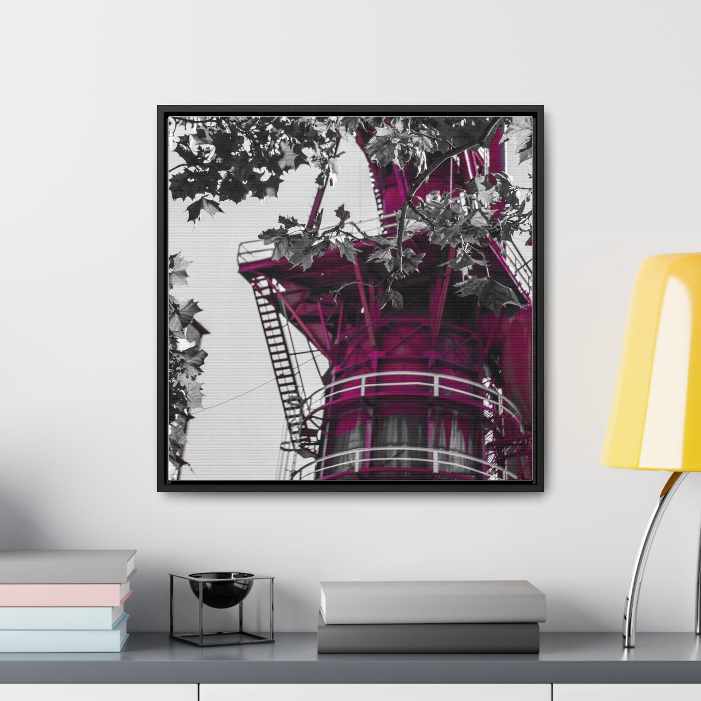 Sloss Furnaces: A Glimpse into History - Framed Canvas Print