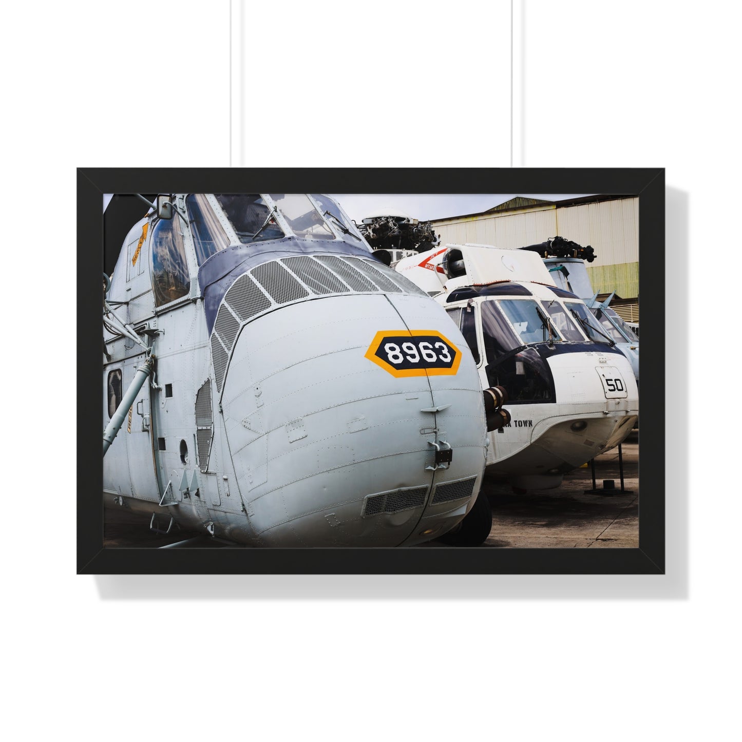 Pearl Harbor Museum: Helicopter Heritage - Framed Print