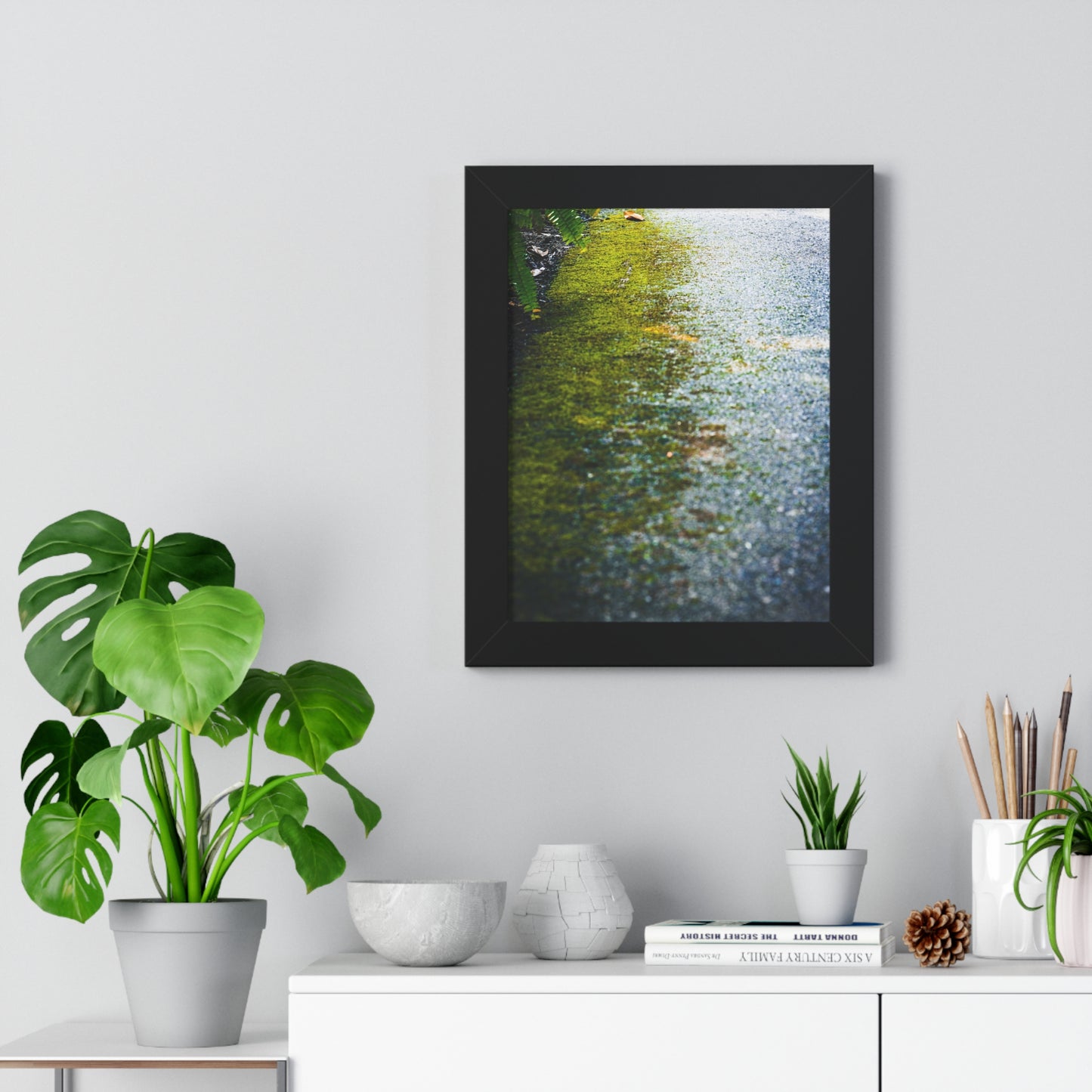 Moss-Covered Pathway Photography Print