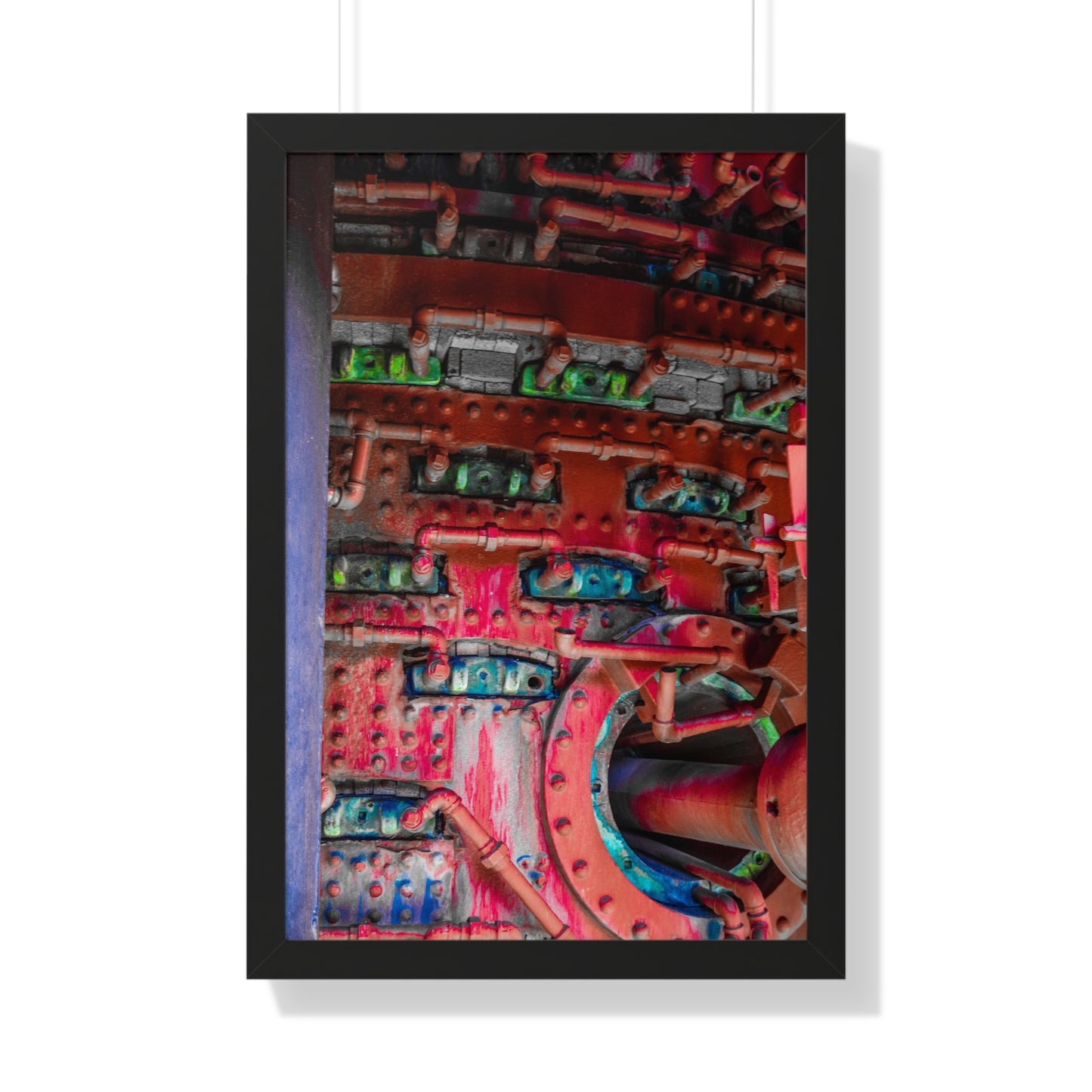 Sloss Furnaces: The Power of Iron - Framed Print