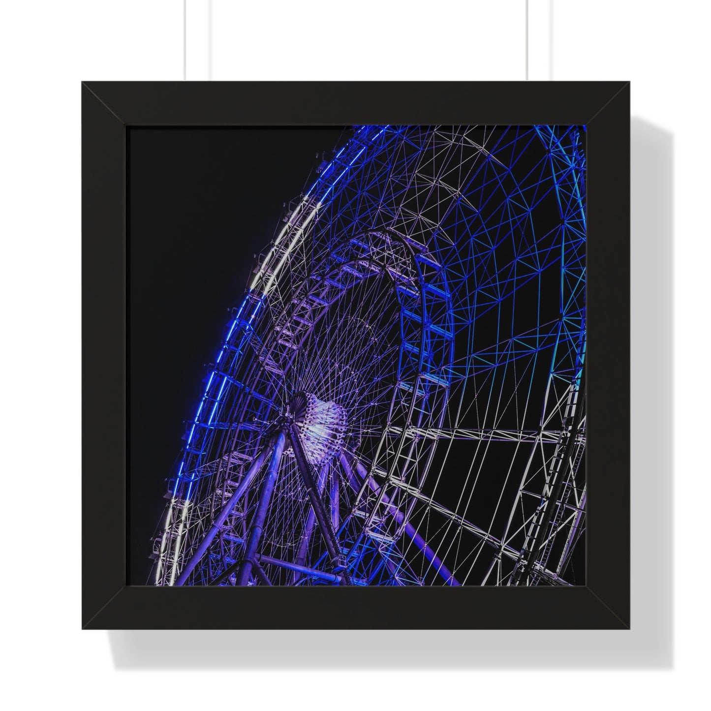 Orlando Eye Illuminated at Night - Framed Photography Print