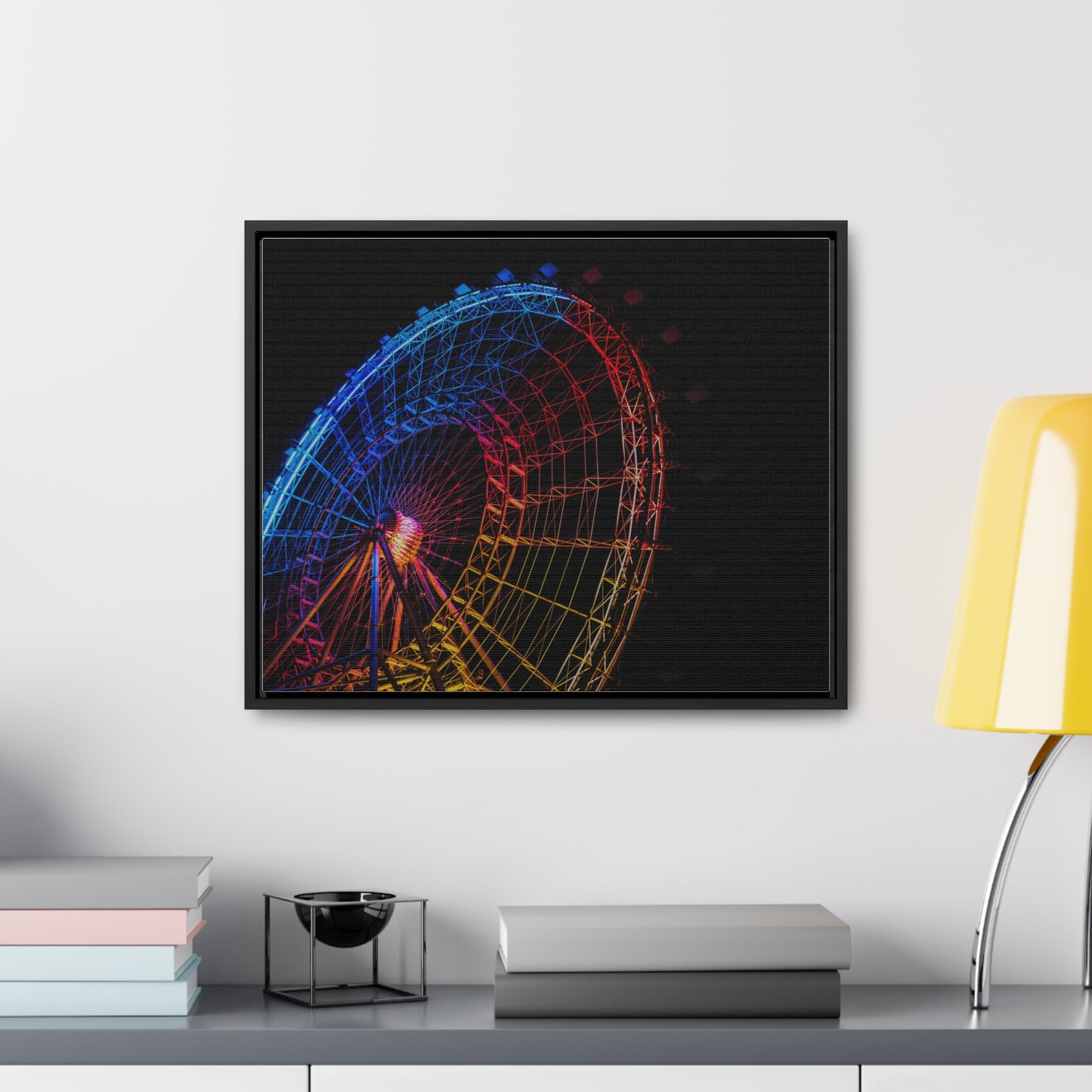 Canvas Wrap Photography Print Orlando Eye Rainbow