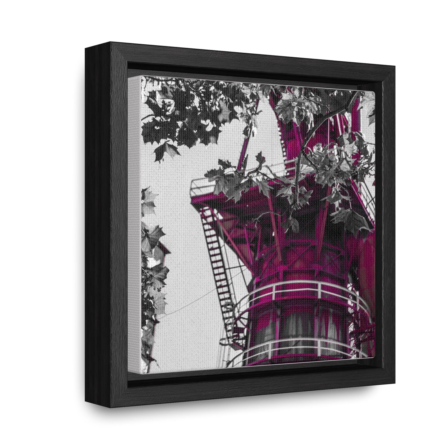 Sloss Furnaces: A Glimpse into History - Framed Canvas Print