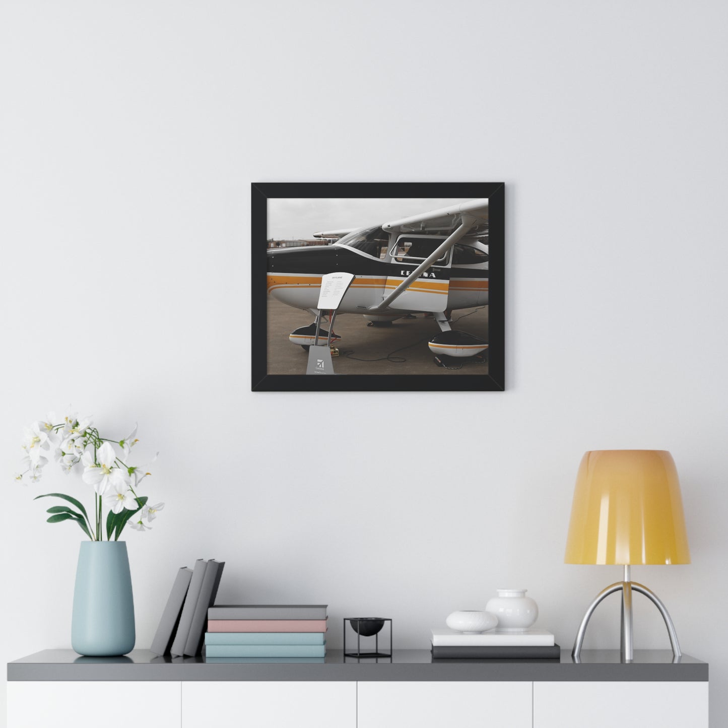 Cessna Serenity: Airplane Outside the Hangar - Photography Print