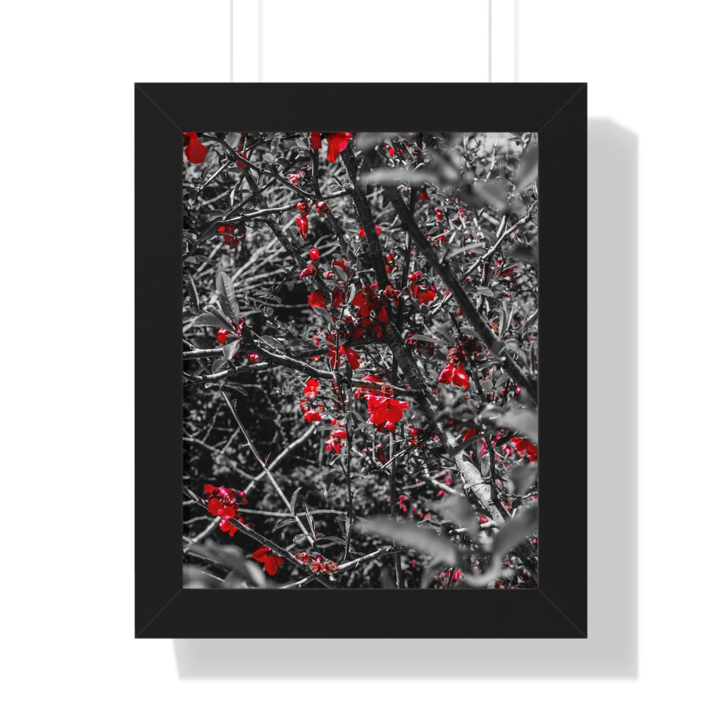 Vertical Poster - Cheekwood Gardens Red Floral Photography Print