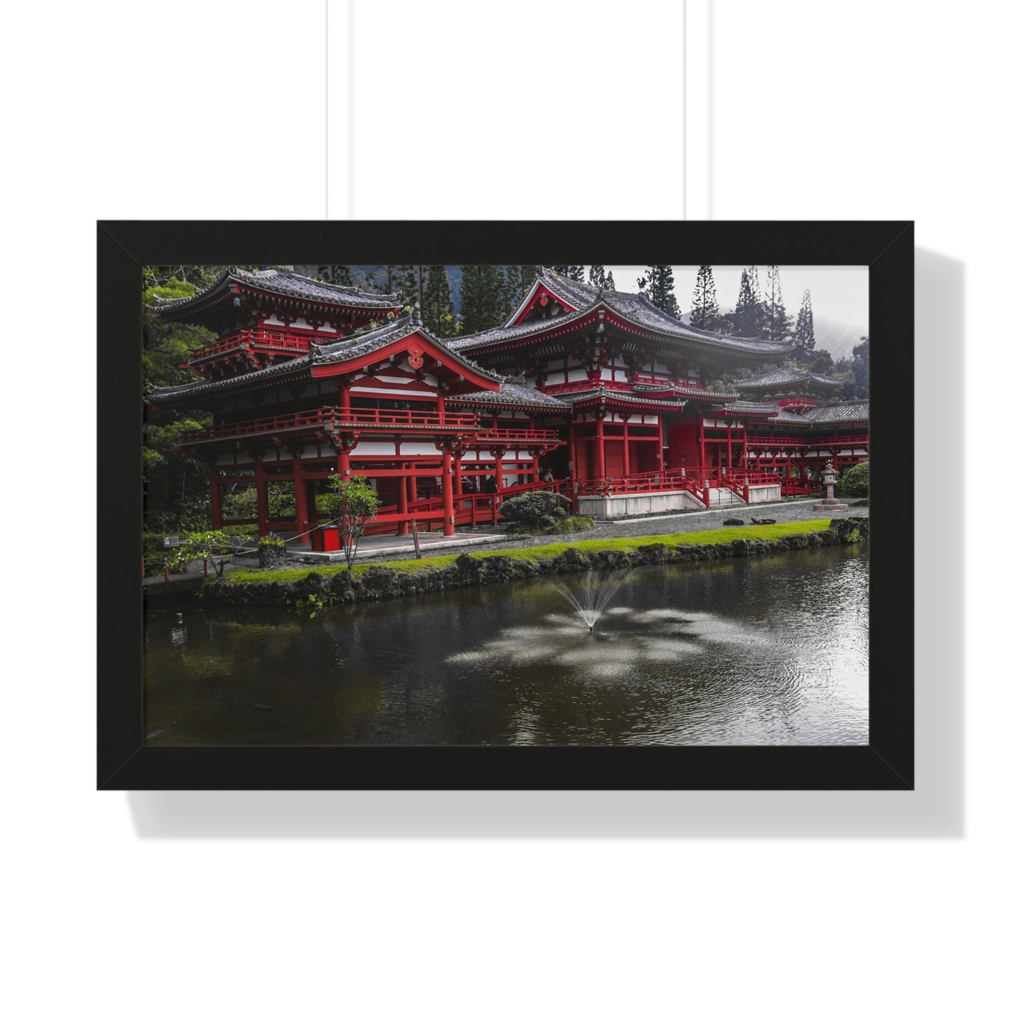 Serenity in Nature: Hawaii Japanese Temple - Photography Print