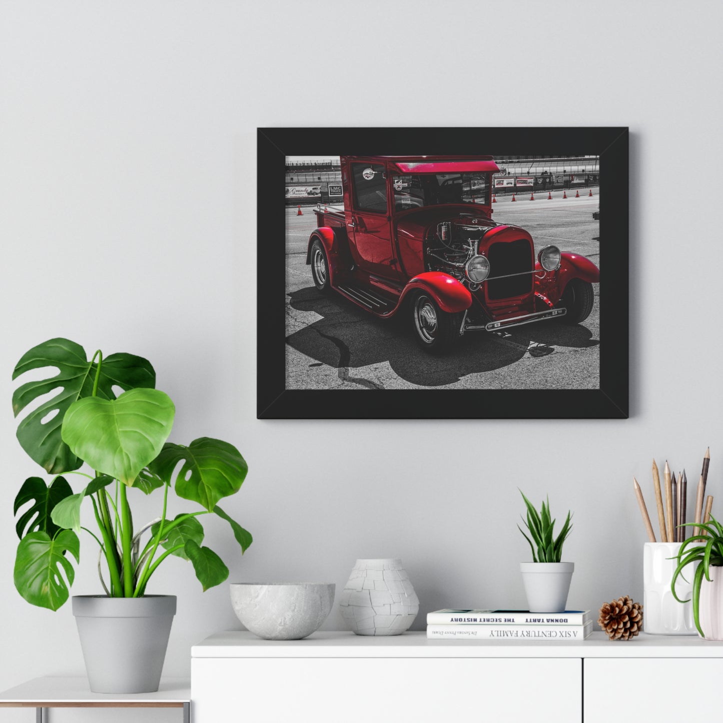Legacy of Elegance: Antique Car Display - Photography Print