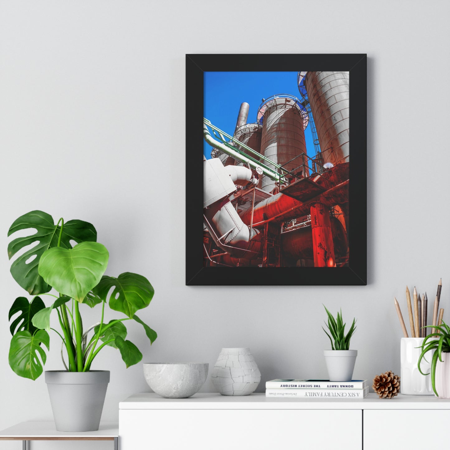 Sloss Furnaces: Industrial Majesty - Framed Print