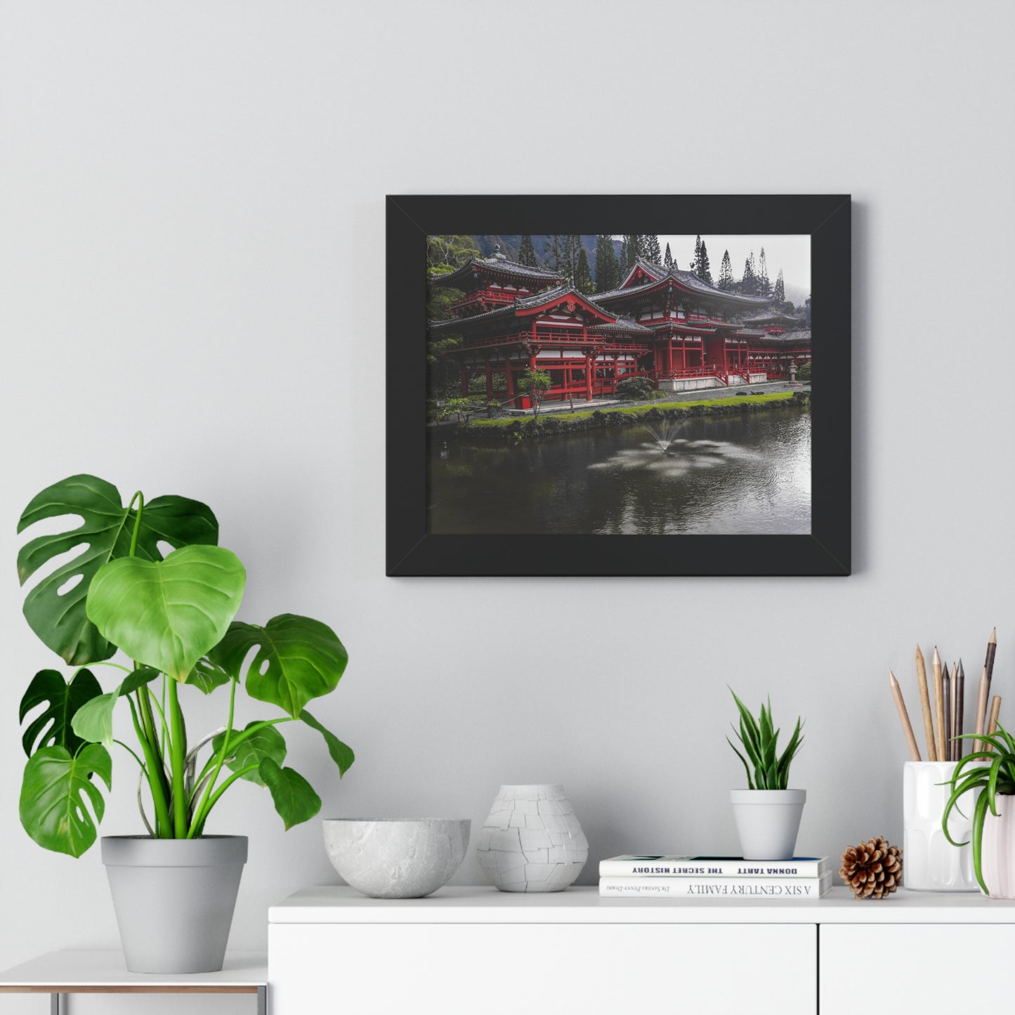 Serenity in Nature: Hawaii Japanese Temple - Photography Print