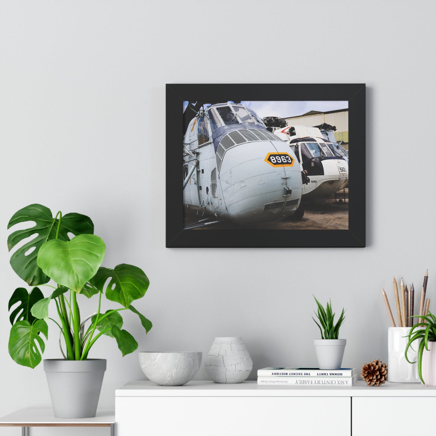 Pearl Harbor Museum: Helicopter Heritage - Framed Print