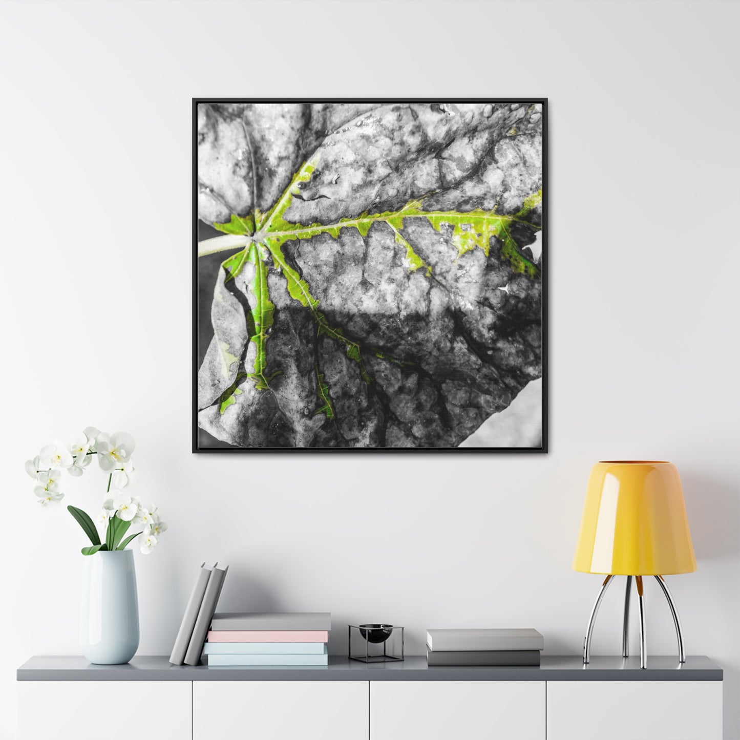 Sloss Furnaces: Fallen Leaf - Canvas Print