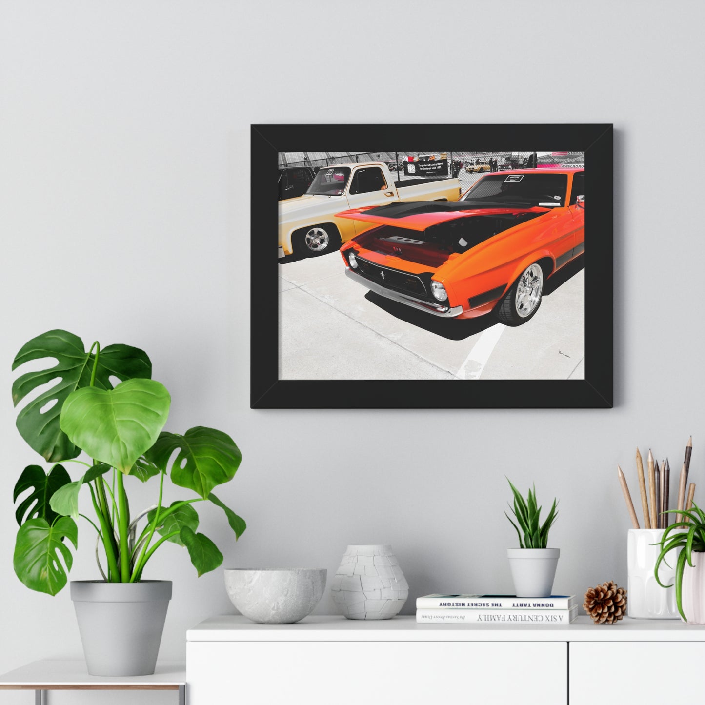 Elegance on Wheels: Vintage Car Collection - Framed Photography Print