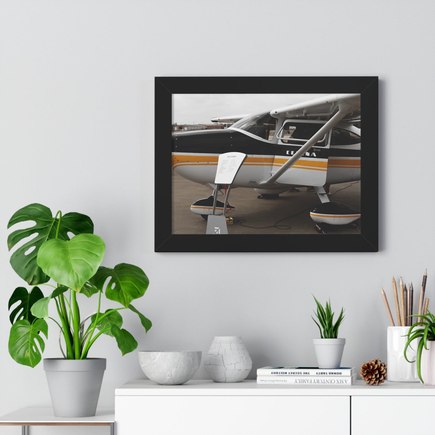 Cessna Serenity: Airplane Outside the Hangar - Photography Print
