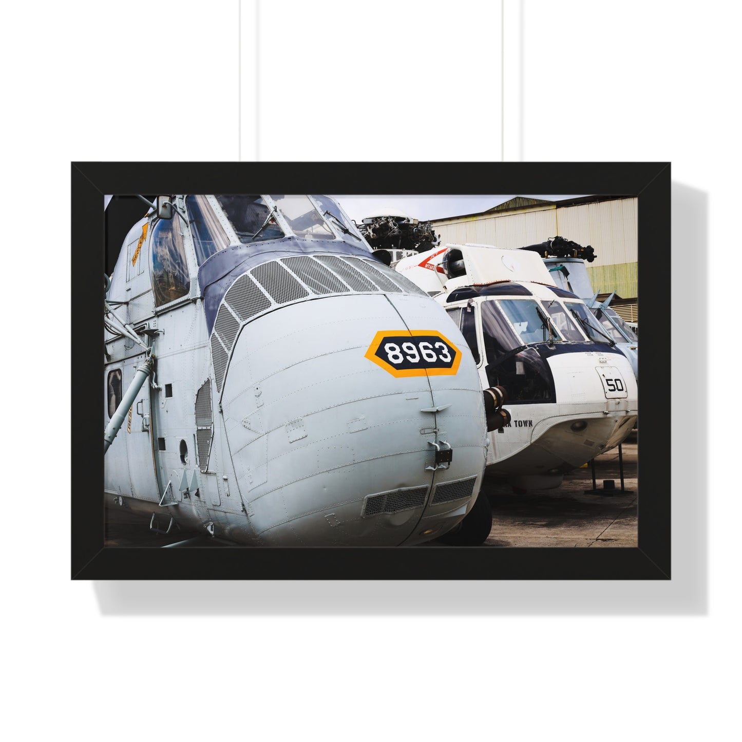 Pearl Harbor Museum: Helicopter Heritage - Framed Print