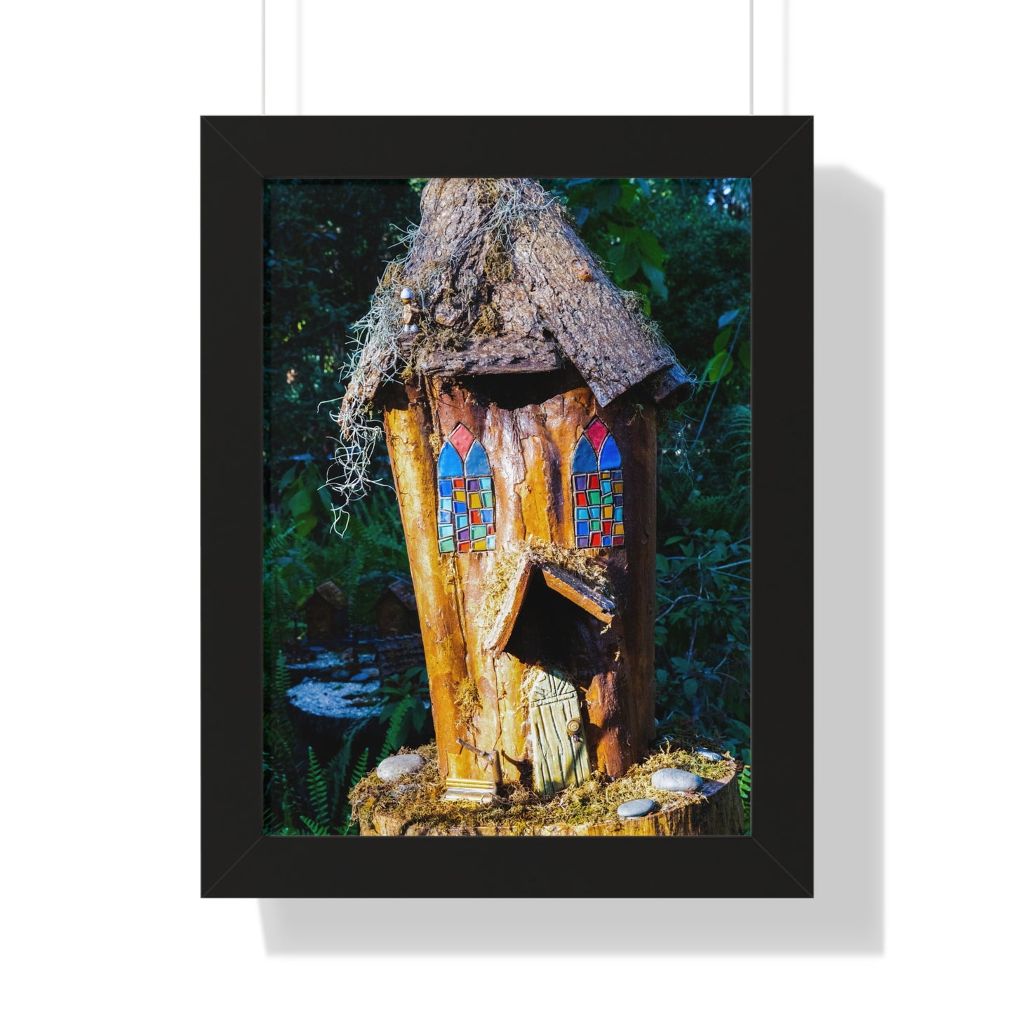 Whimsical Birdhouse in Nature Photography Print