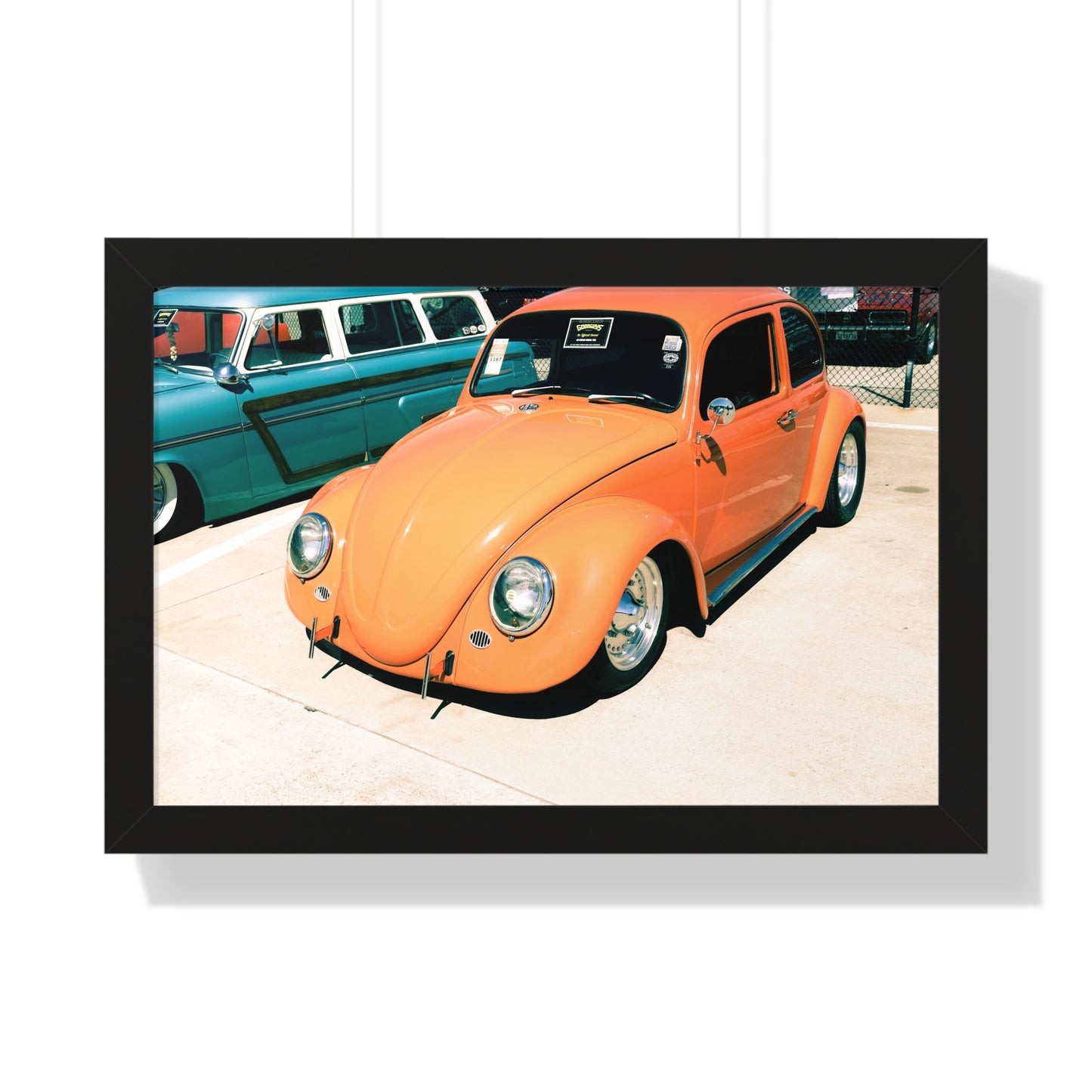 Charming Classic: VW Bug - Framed Photography Print