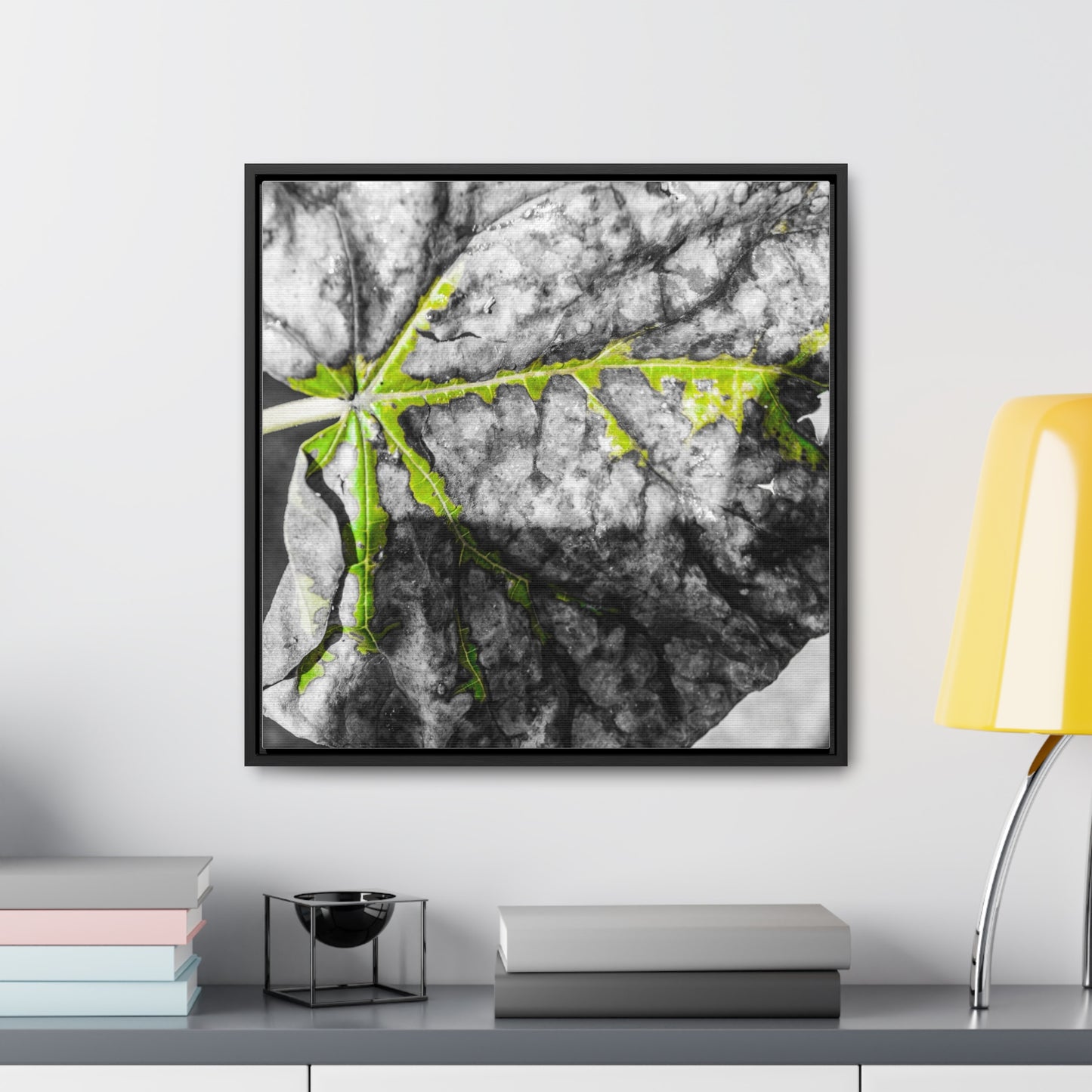 Sloss Furnaces: Fallen Leaf - Canvas Print