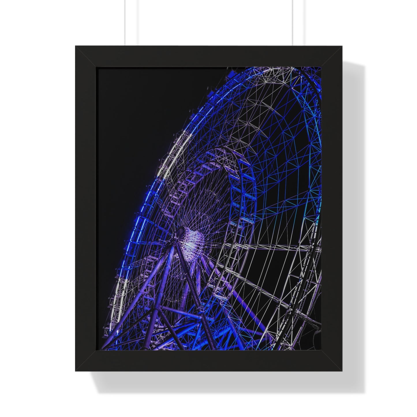 Orlando Eye Illuminated at Night - Framed Photography Print