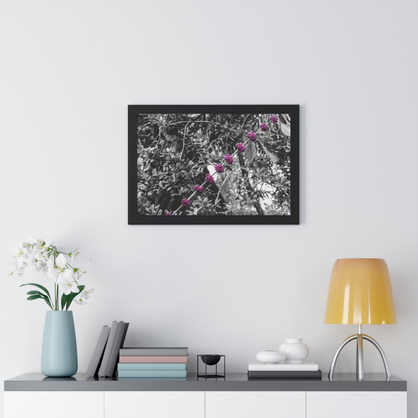 Vibrant Purple Berries Photography Print