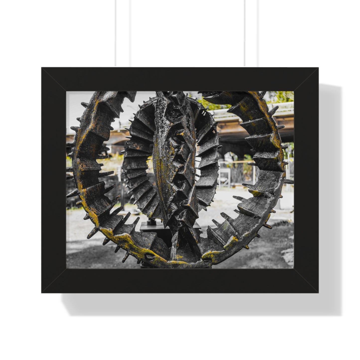 Sloss Furnaces: Industrial Sculpture - Framed Print