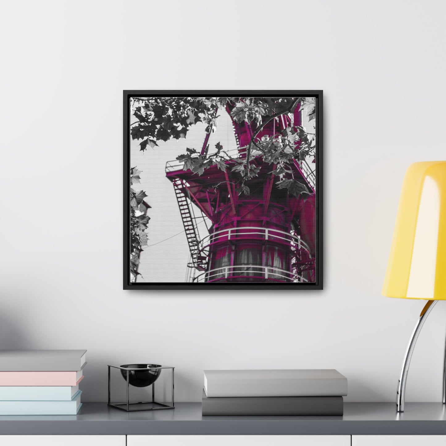 Sloss Furnaces: A Glimpse into History - Framed Canvas Print