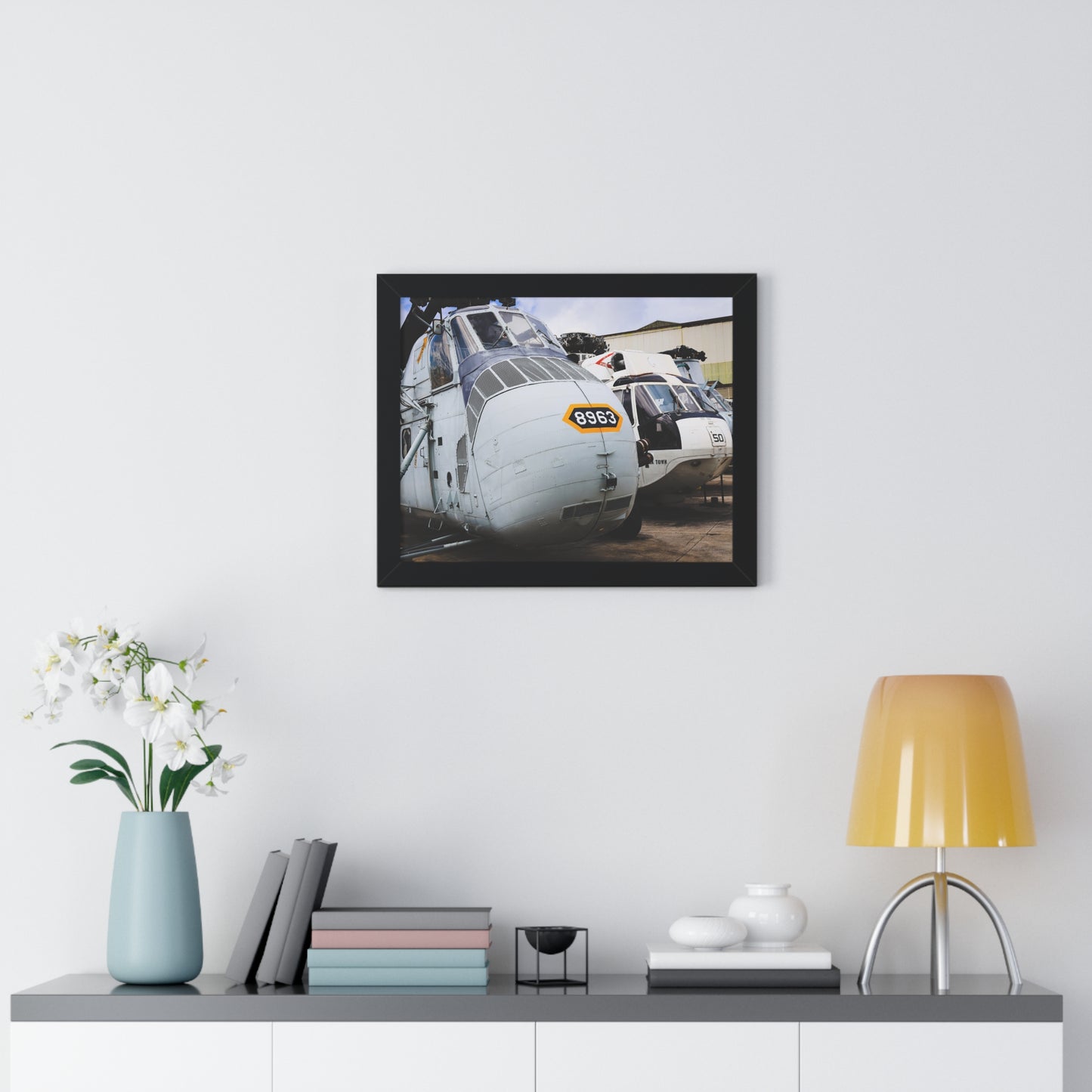 Pearl Harbor Museum: Helicopter Heritage - Framed Print