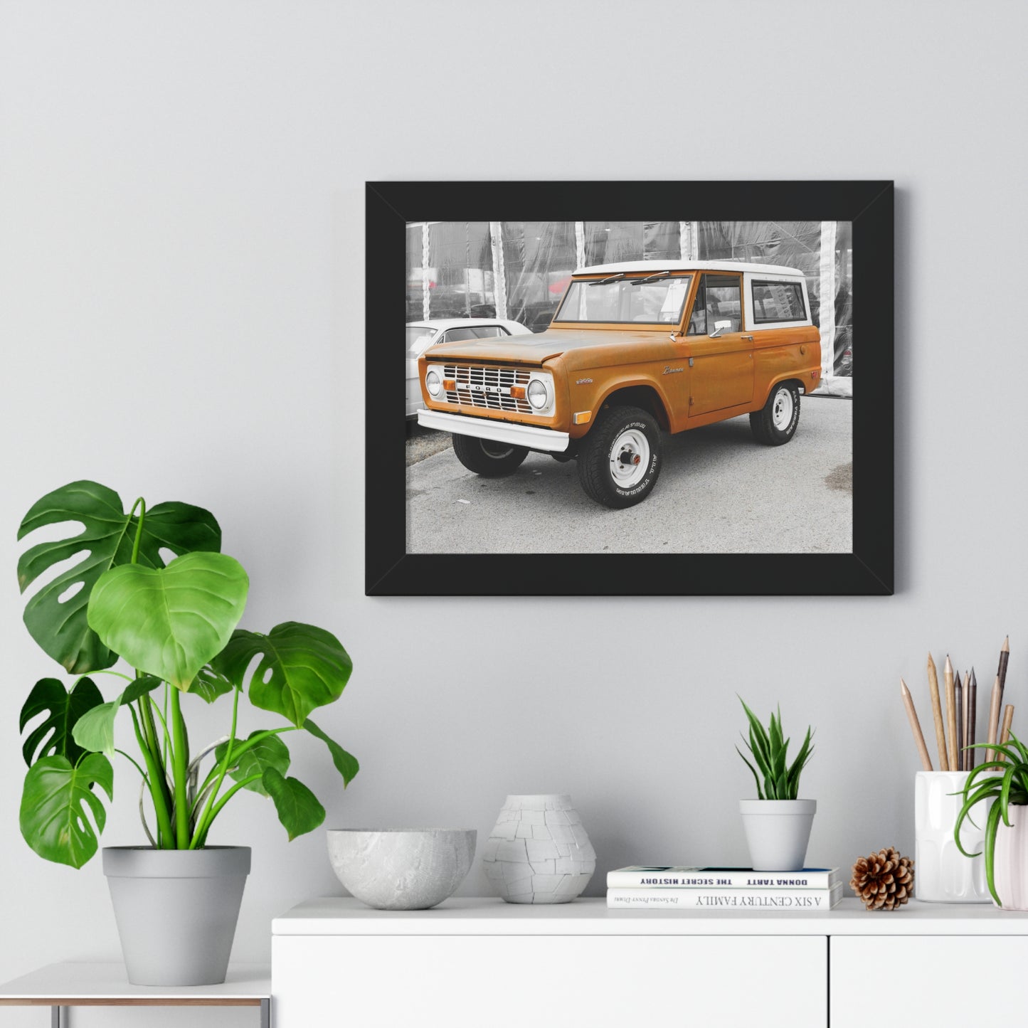 Classic Ford Bronco Photography Print - Mecum Auto Auction Showcase
