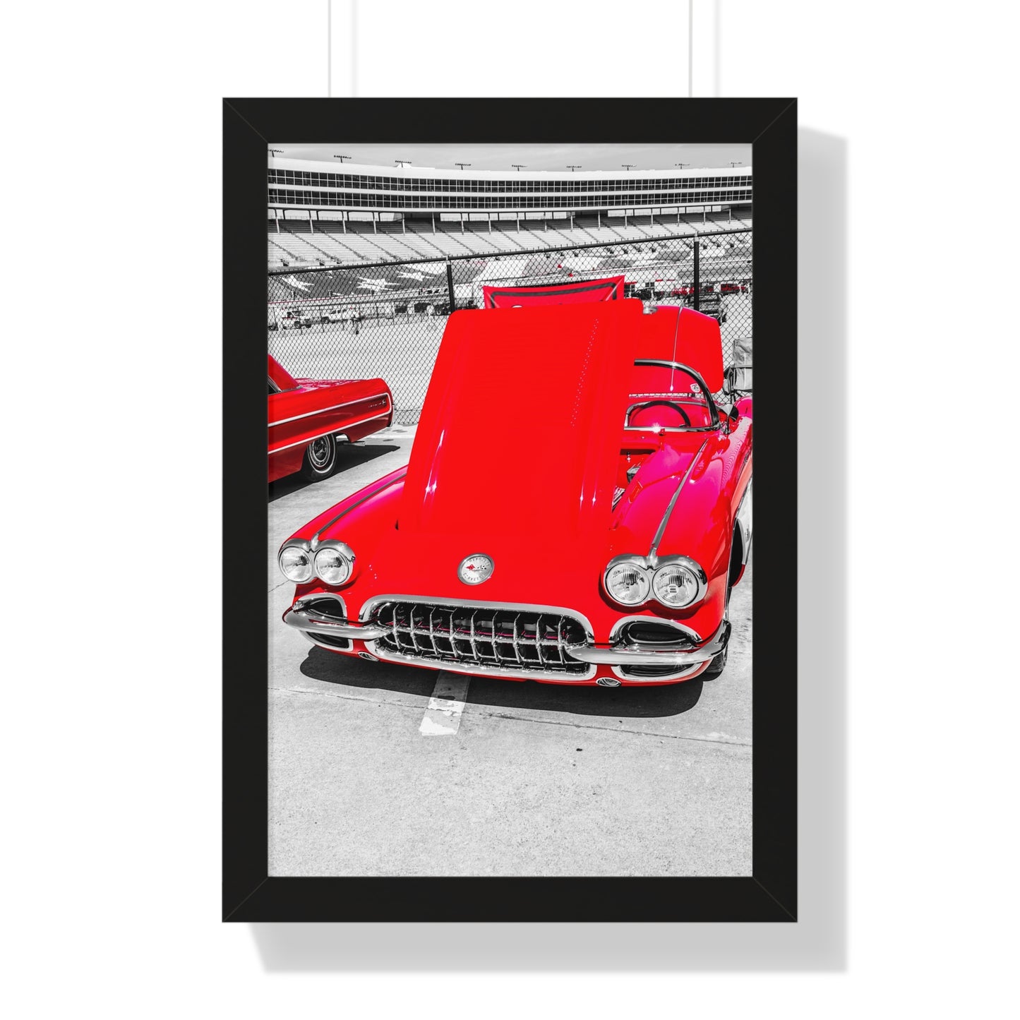 Classic Allure: Vintage Car - Framed Photography Print