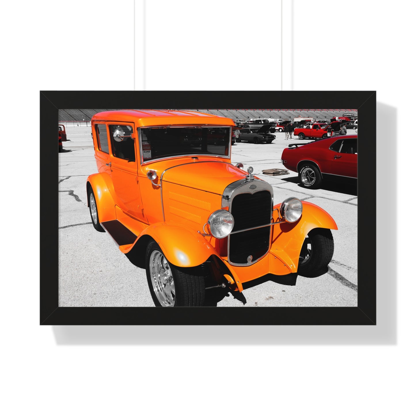 Timeless Beauty: Antique Car at the Goodguys Car Show, TX - Photography Print