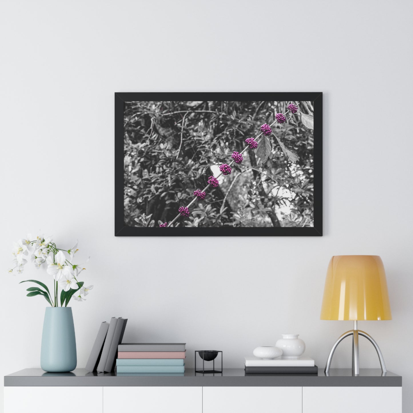 Vibrant Purple Berries Photography Print