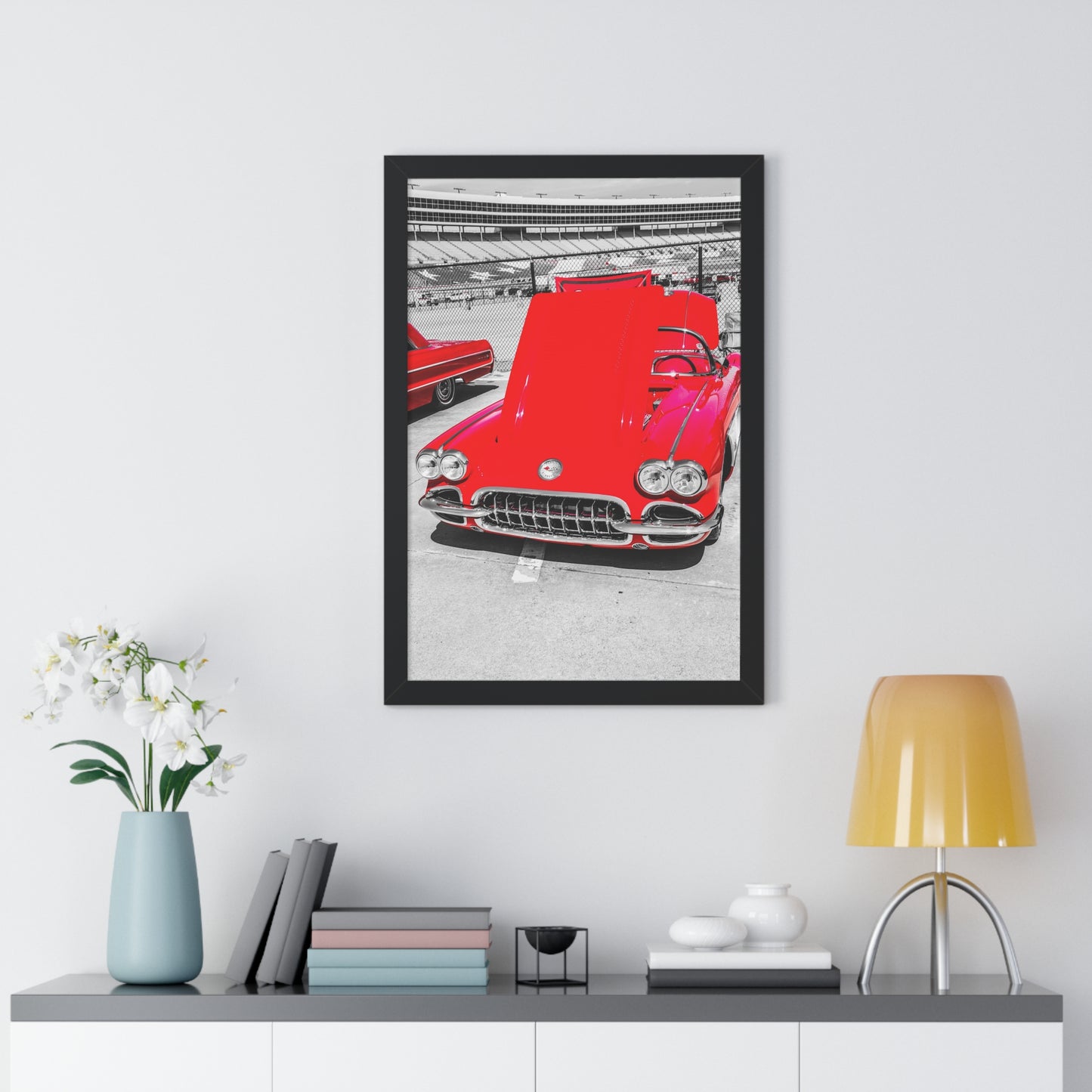 Classic Allure: Vintage Car - Framed Photography Print