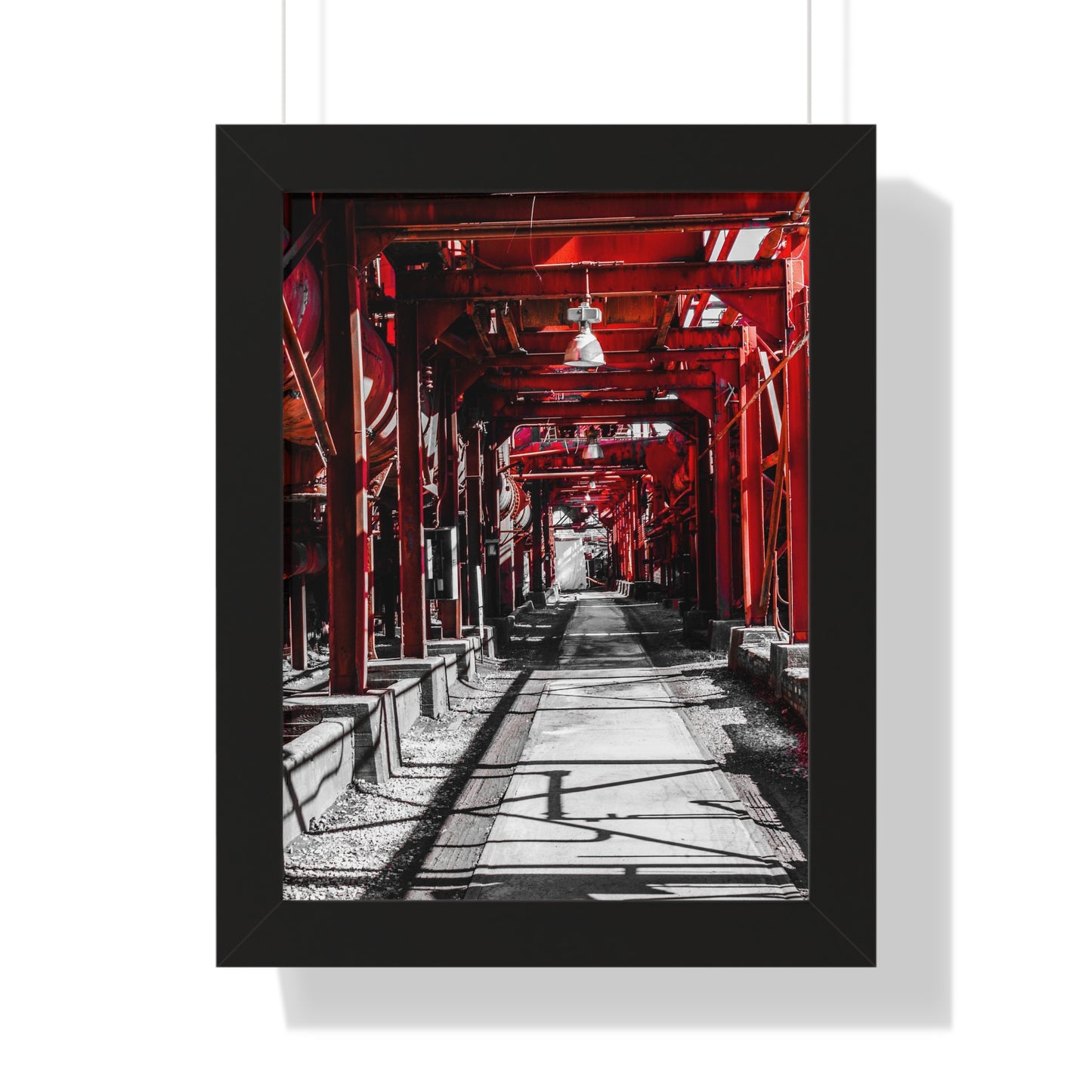 Sloss Furnaces: The Industrial Giant - Framed Print
