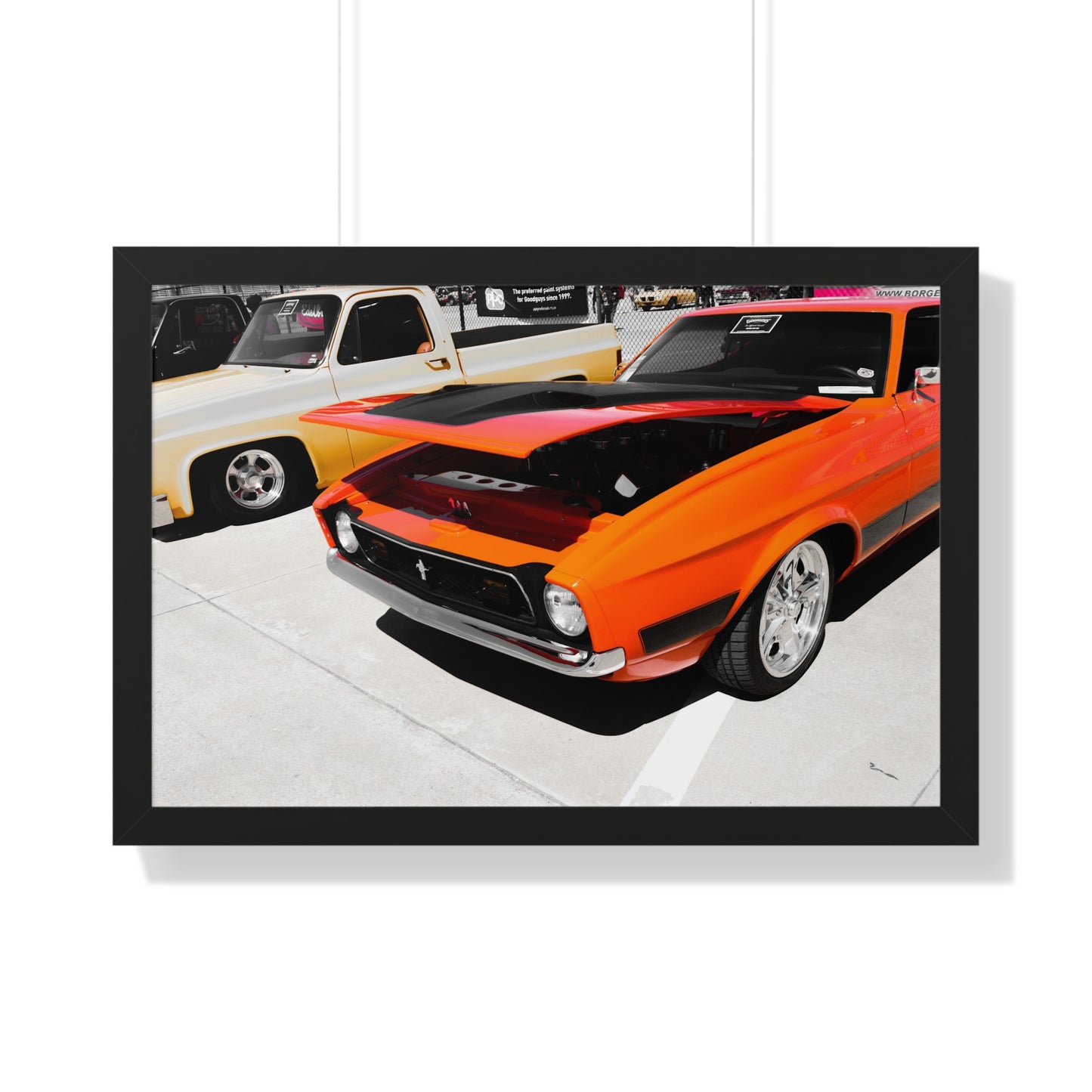 Elegance on Wheels: Vintage Car Collection - Framed Photography Print