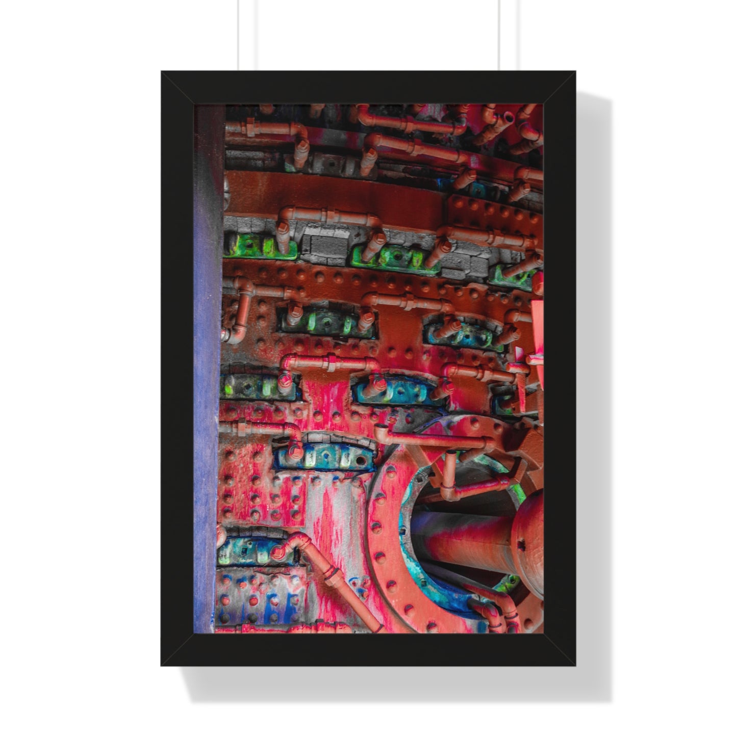 Sloss Furnaces: The Power of Iron - Framed Print