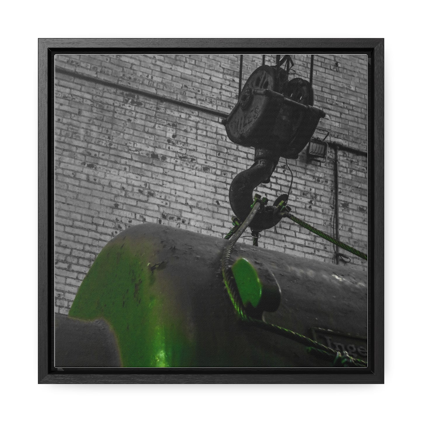 Sloss Furnaces: Echoes of the Past - Abandoned Room - Framed  Photography Print