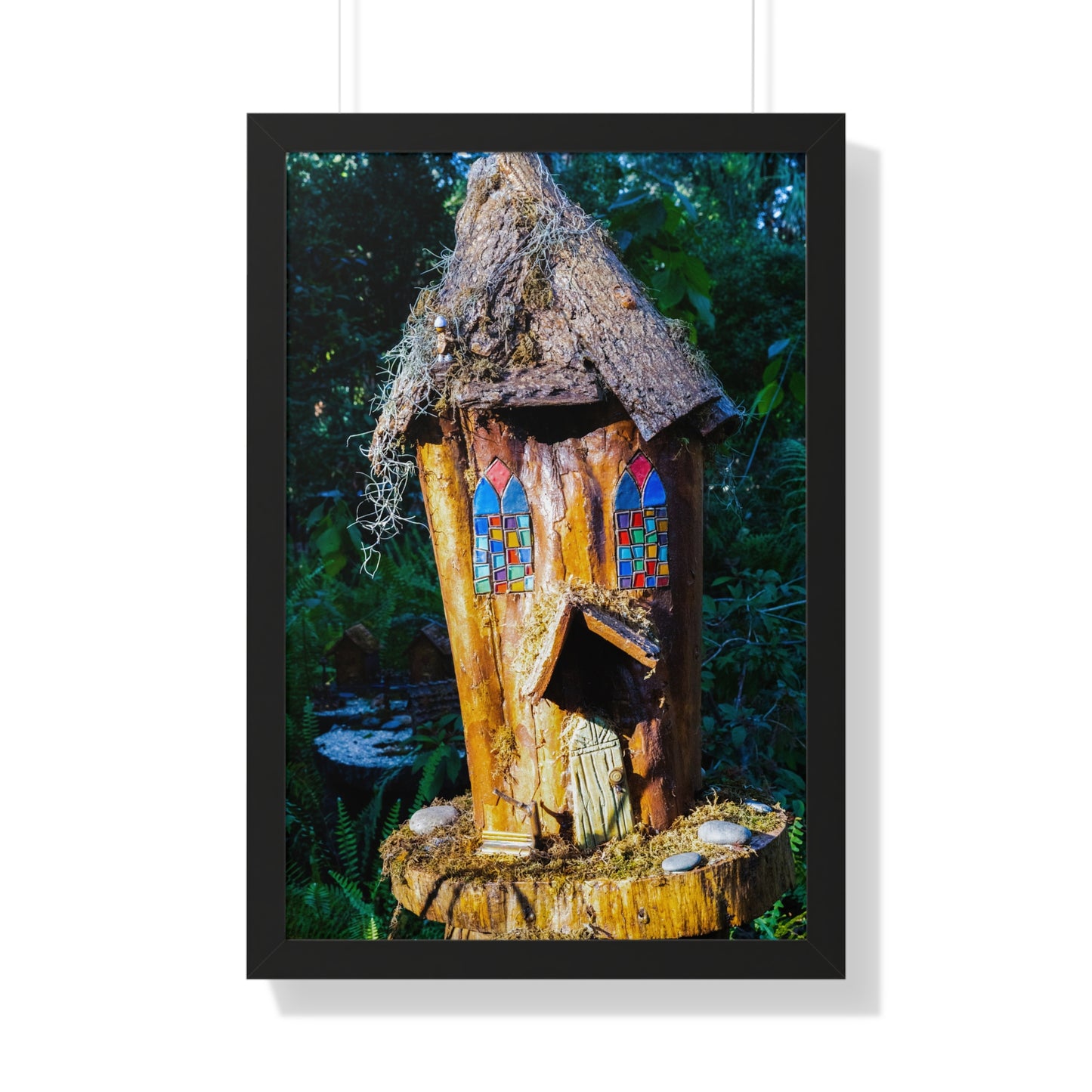 Whimsical Birdhouse in Nature Photography Print