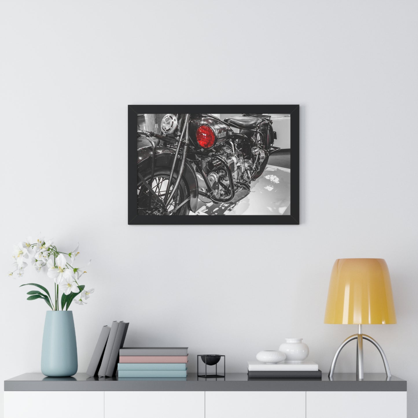 Indian Motorcycle at the Barber Vintage Motorsports Museum - Framed Print