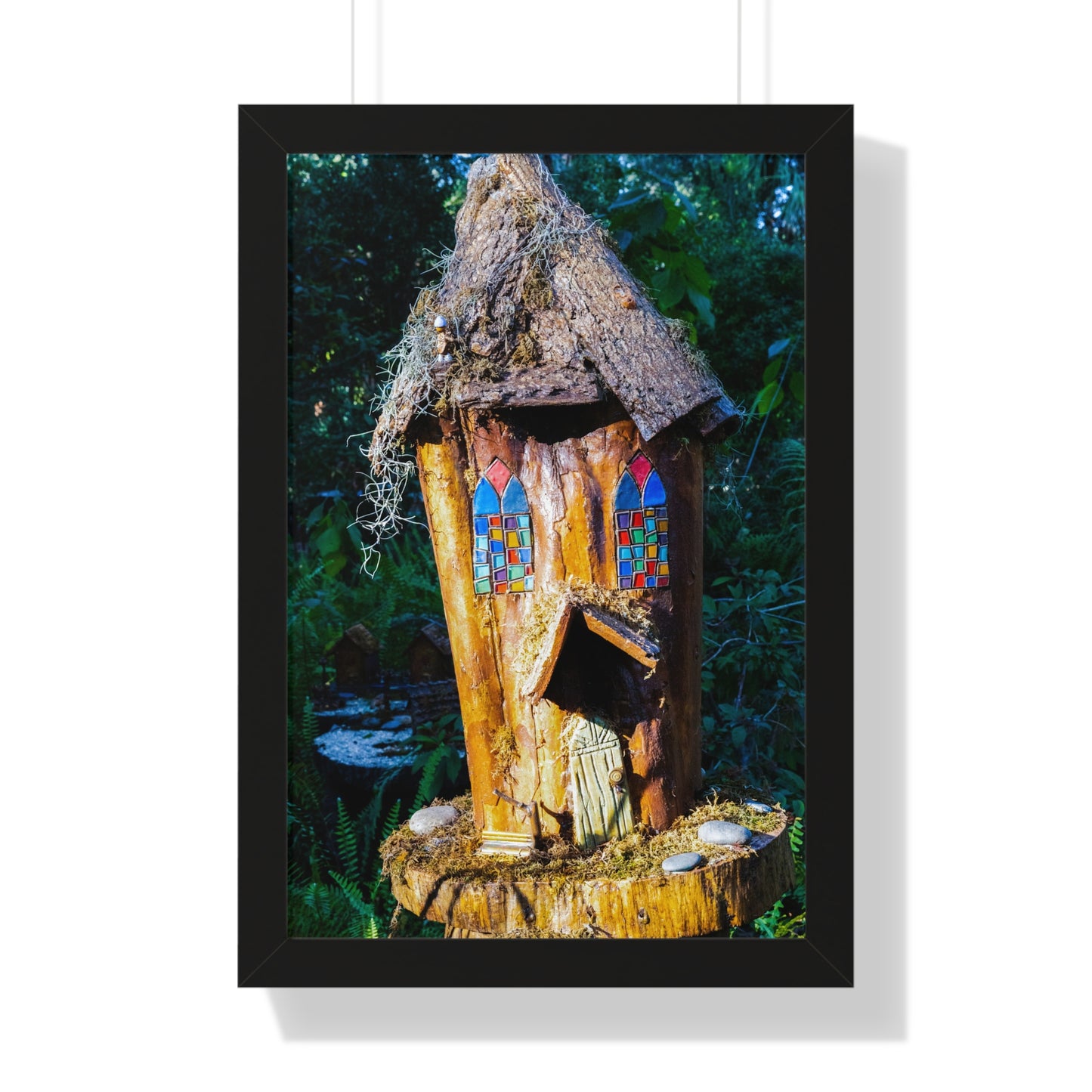 Whimsical Birdhouse in Nature Photography Print