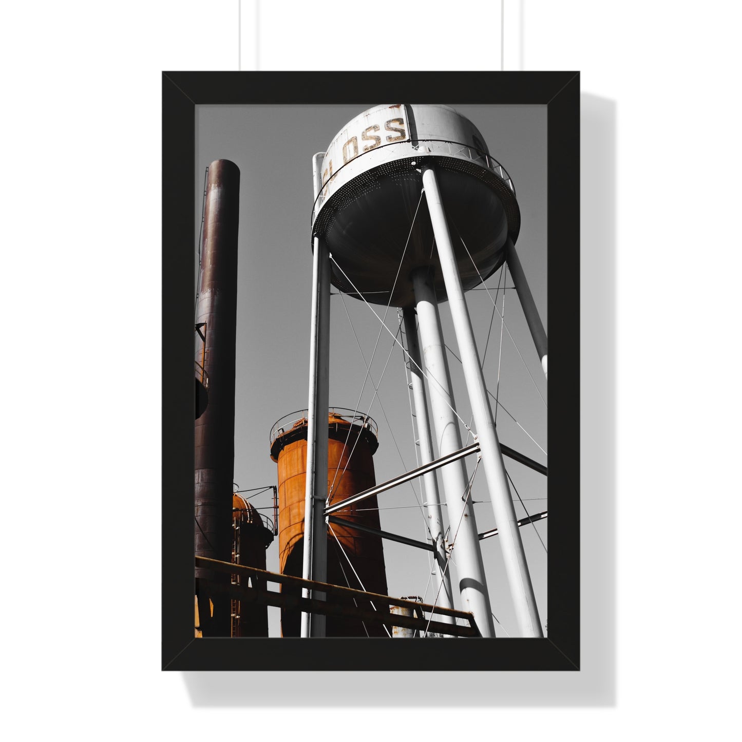 Sloss Furnaces: A Testament to Industry - Framed Print