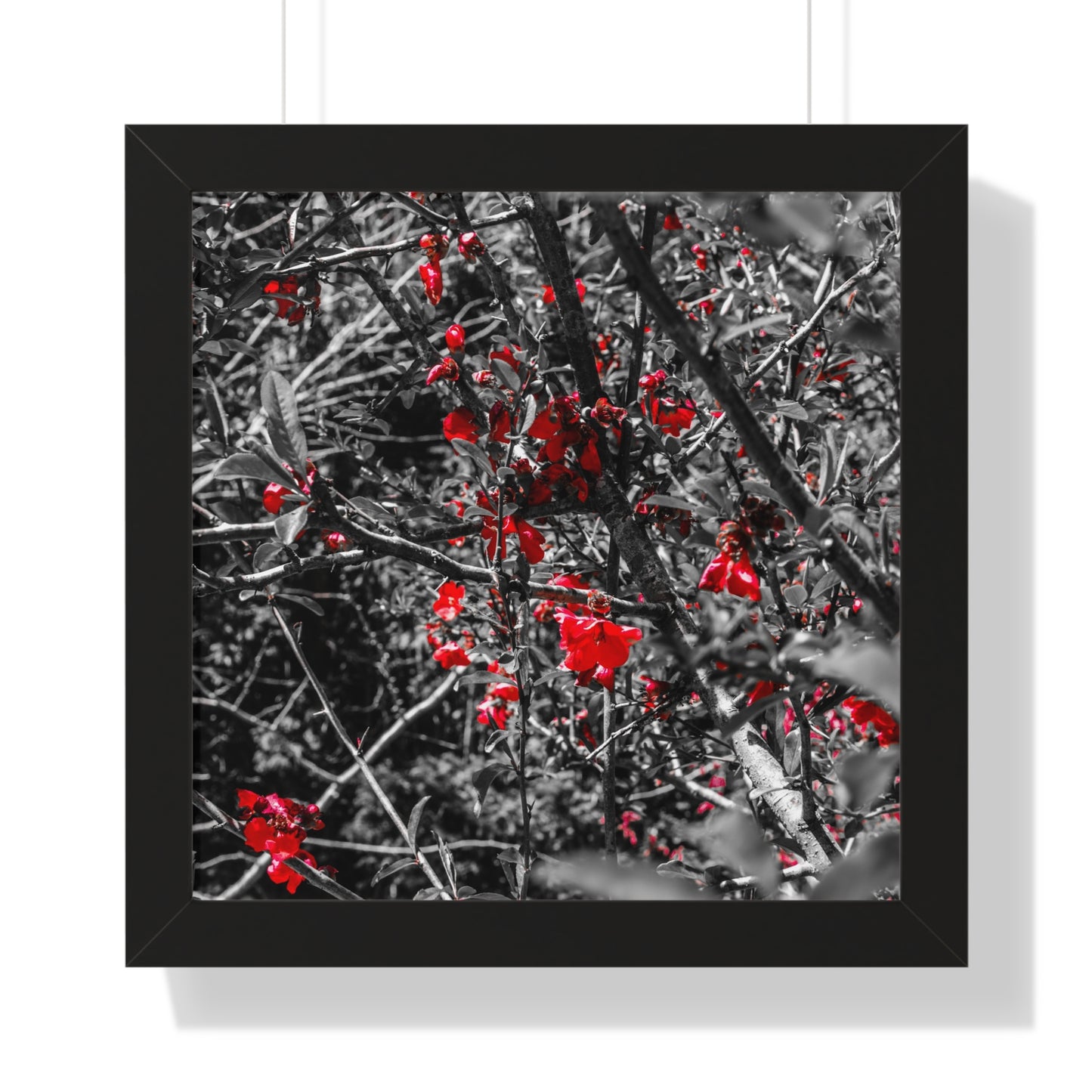 Vertical Poster - Cheekwood Gardens Red Floral Photography Print