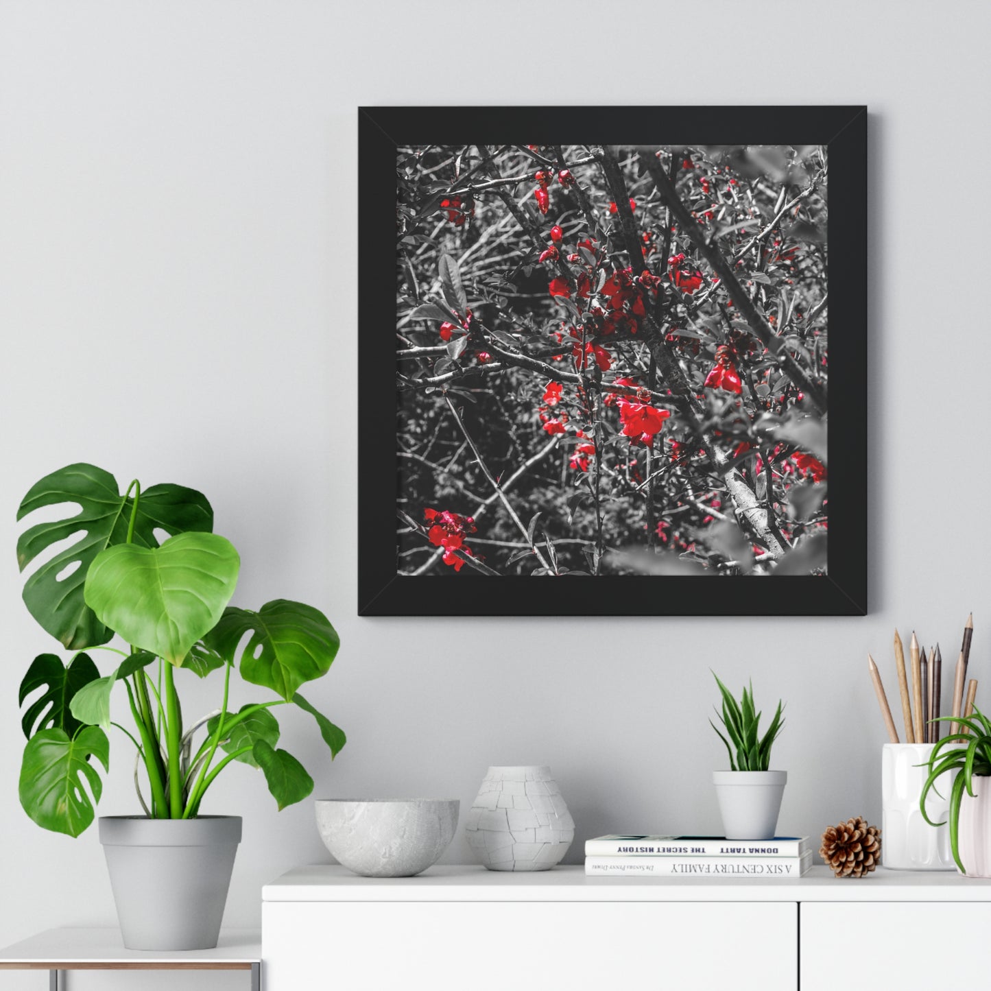 Vertical Poster - Cheekwood Gardens Red Floral Photography Print