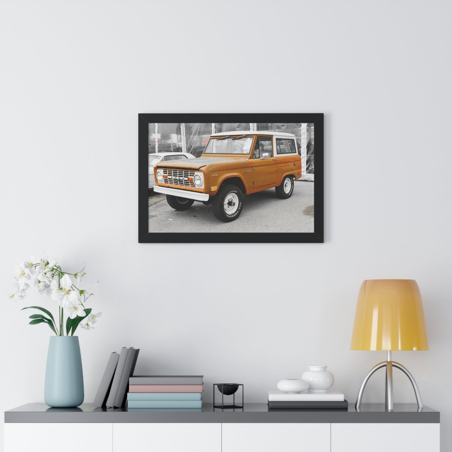 Classic Ford Bronco Photography Print - Mecum Auto Auction Showcase