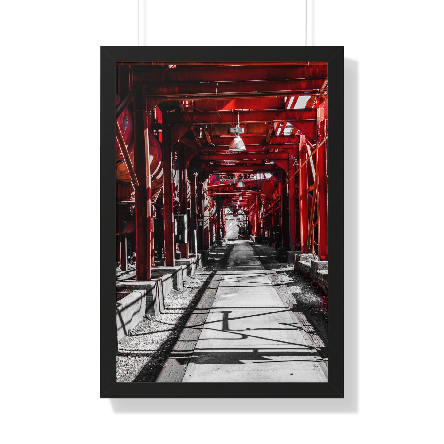 Sloss Furnaces: The Industrial Giant - Framed Print