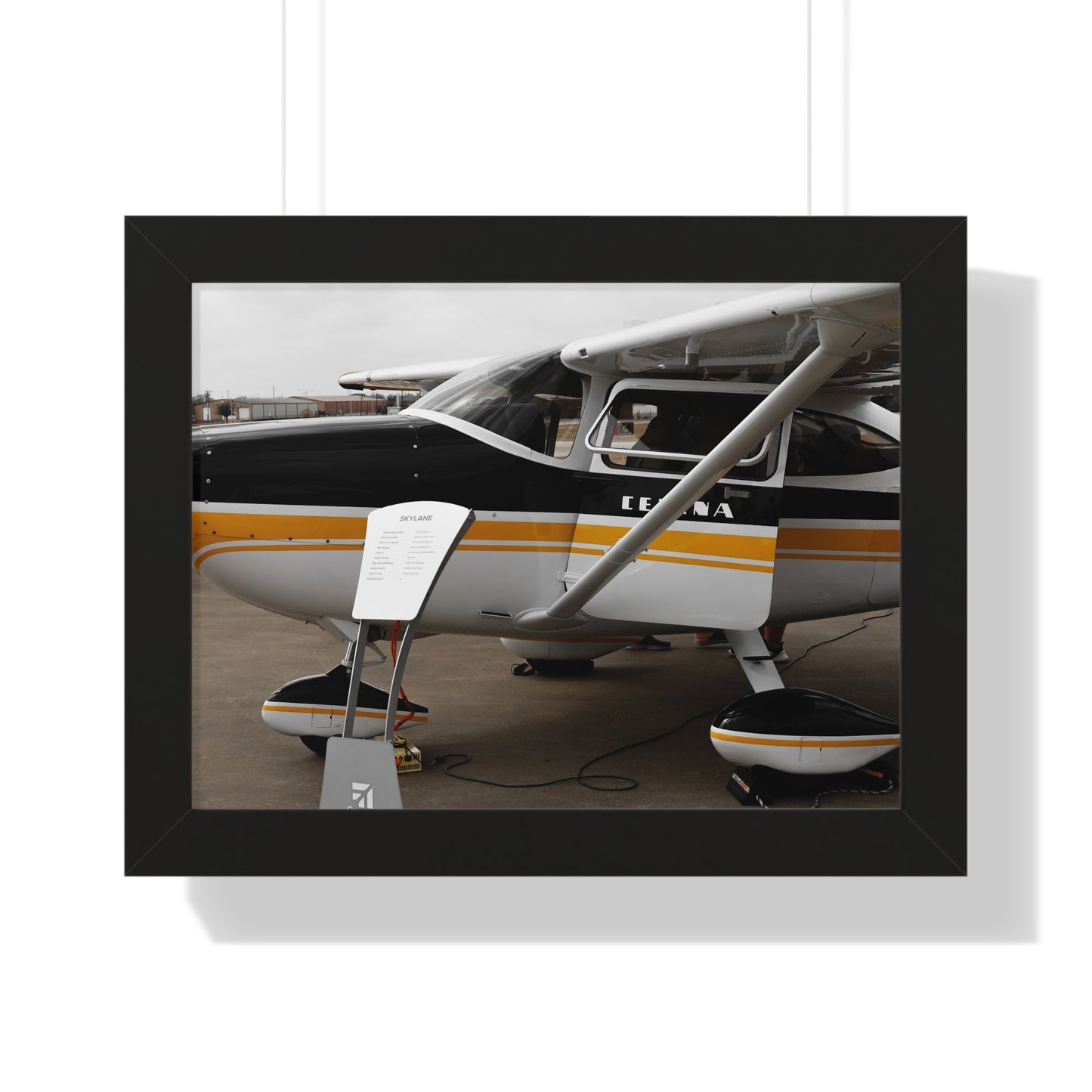 Cessna Serenity: Airplane Outside the Hangar - Photography Print