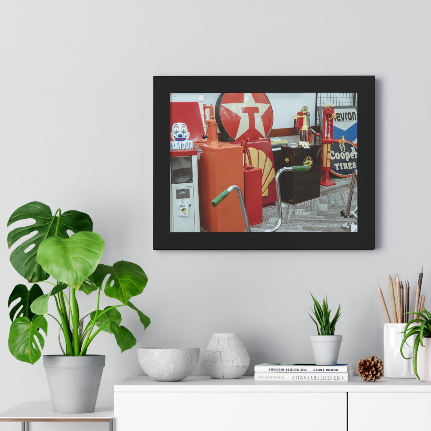 Vintage Gas Station Memorabilia Photography Print